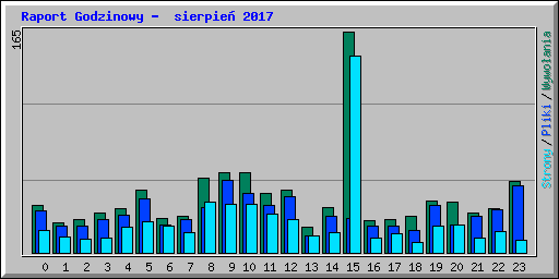 Raport Godzinowy -  sierpie� 2017