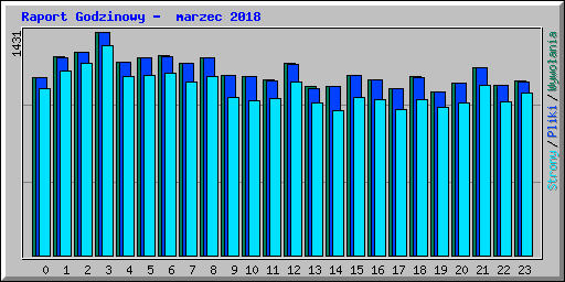Raport Godzinowy -  marzec 2018