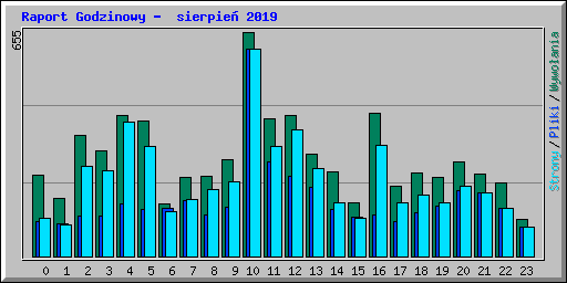 Raport Godzinowy -  sierpie� 2019