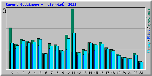 Raport Godzinowy -  sierpień 2021