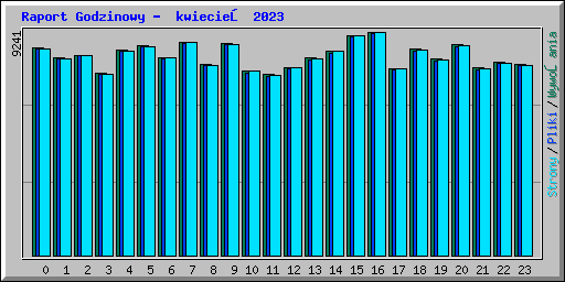 Raport Godzinowy -  kwiecień 2023