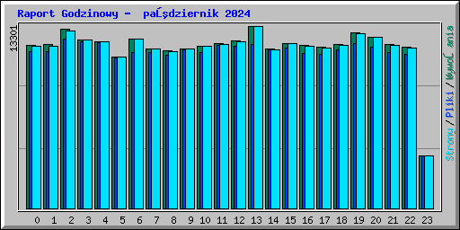 Raport Godzinowy -  październik 2024